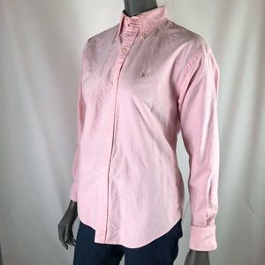 Ralph Lauren Sport 100% cotton button-up pink